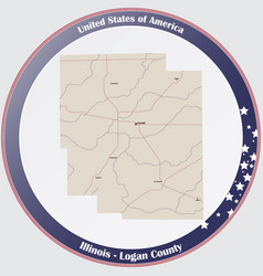 Map Of Logan County In Illinois