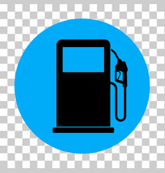 Gas Station Icon Nozzle Isolated Logo Pump