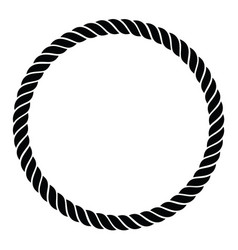 Single Rope Braided Line In A Perfect Circle