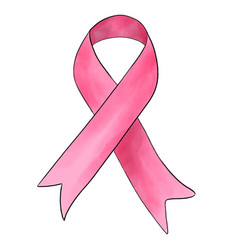 Breast Cancer Awareness Month Pink Bow Ribbon