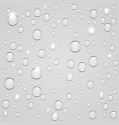 Water Drops On White Background