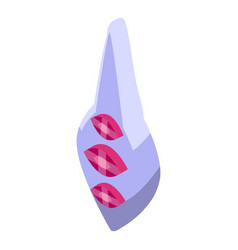 Ruby Care Tooth Icon Isometric Dental