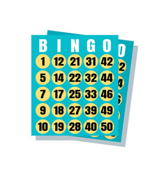 Bingo Card Isolated