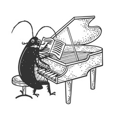 Cockroach Grand Piano Sketch