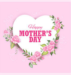 Happy mothers day card Royalty Free Vector Image