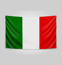 Hanging Flag Of Italy Italian Republic National