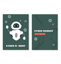 Cyber Monday Posters Set