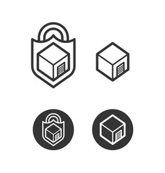 Self Storage Cube Logo Icon