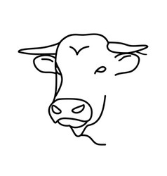 Animal Bull Icon Design Clip Art Line Icon