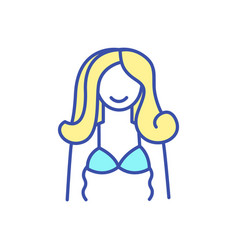 Sexy naked plus size black bbw curvy woman Vector Image