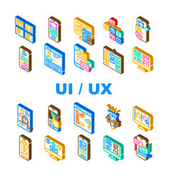 Ui Ux Web Interface App Icons Set