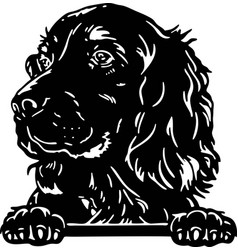 Irish Setter - Funny Dog File Cut Stencil