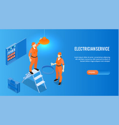 Electrician Service Horizontal Banner