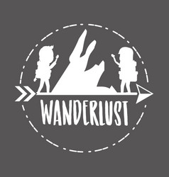 People Wanderlust Cartoon