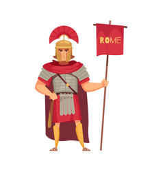 Flat Roman Warrior