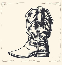 Vintage Cowboy Boots - Western Style