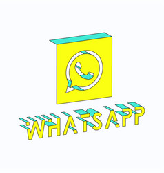 Whatsapp Isometric