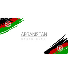 Afganistan Flag Brush Style Background