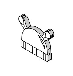 Hat Baby Cloth Isometric Icon