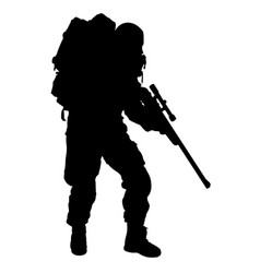 Soldier Sniper Silhouette