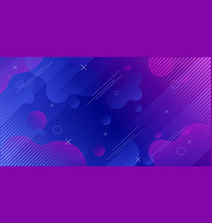 Abstract Geometric Background With Fluid Shapes