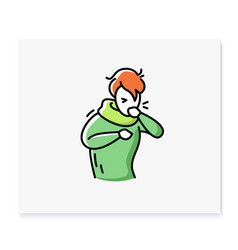 Cough Color Icon