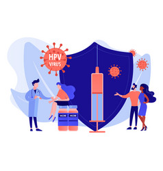 Hpv Vaccination Concept