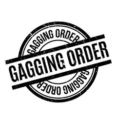 Gagging Order Rubber Stamp