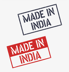 Made In India Stamp Set Product Labels