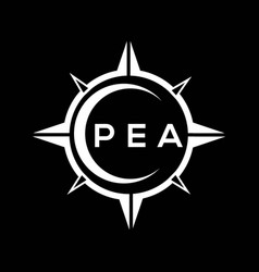 Pea Abstract Technology Circle Setting Logo