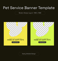 Pet Store Social Media Post Banner Template