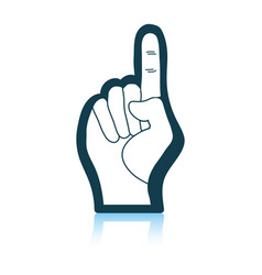 American Football Foam Finger Icon