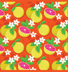 Of Pink Grape Fruits Fabric