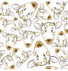 Cool Bright Yellow Seamless Pattern