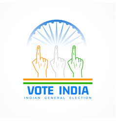 Indian General Election Voting Background For