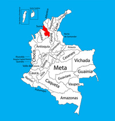 Map Region Sucre Colombia Province