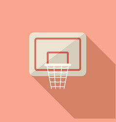 Basketball Board Icon Flat School Sport