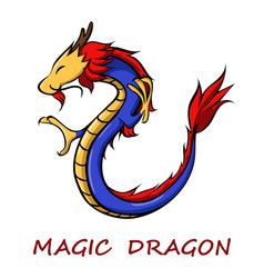 Magic Chinese Dragon Color Eps 10