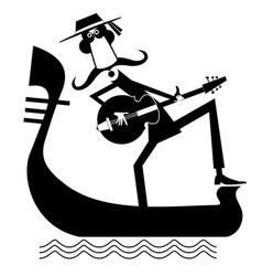 Man With Guitar And Gondola