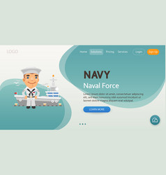 Navy Website Template