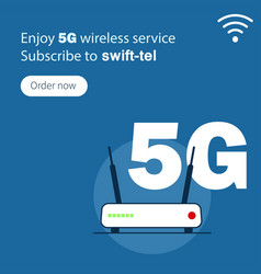 5g Service Advertisement Social Media Post