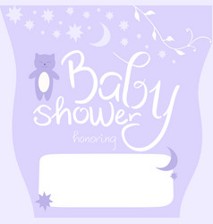 Baby Shower Invitation Card Honoring Mommy To Be