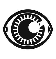 Big Human Eye Icon Simple Eyeball Sight