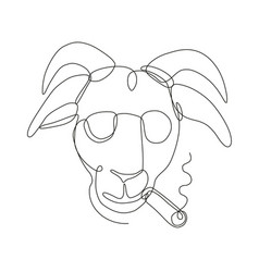 Billy Goat Wearing Sunglasses Cigar Continuous