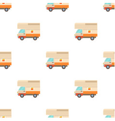 Street Food Truck Pattern Seamless