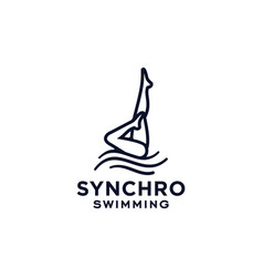 Synchro Dance Swimming Logo Design