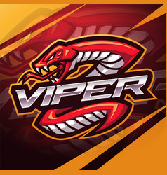 Viper Snake Mascot Logo Design