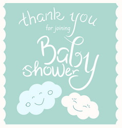 Baby Shower Thank You Card Honoring Mommy To Be