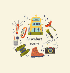 Print Hiking Hiking Items