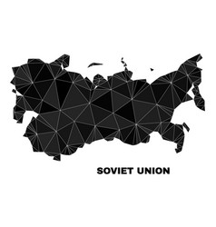 Polygonal Soviet Union Map